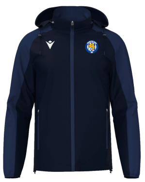 Veste imperméable elbrus navy avec écusson