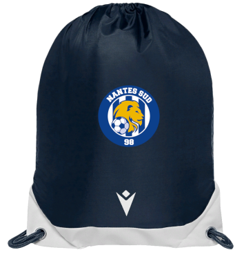 Sac à cordelettes campus navy avec écusson