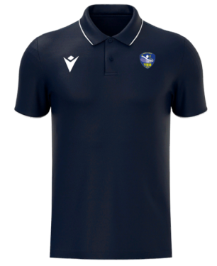 Polo masculin draco hero navy avec logo floqué