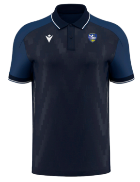 Polo masculin echoes navy avec logo floqué