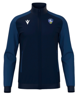 Full zip masculin anubis navy avec logo floqué