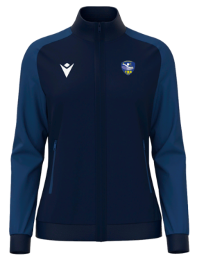 Full zip féminin rama navy avec logo floqué
