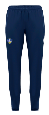 Pantalon féminin aras navy avec logo floqué