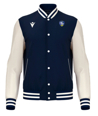 Blouson américain fiddle navy avec logo brodé