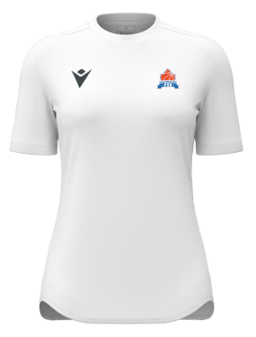Surmaillot femme zyra blanc avec logo floqué