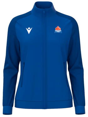 Veste full zip femme rama royal avec logo floqué