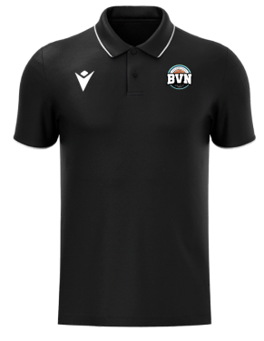 Polo draco hero noir avec logo bvn floqué