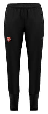Pantalon femme aras noir avec écusson