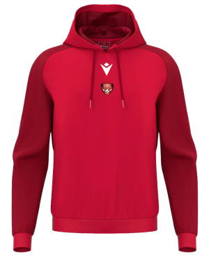 Sweat horn rouge avec écusson