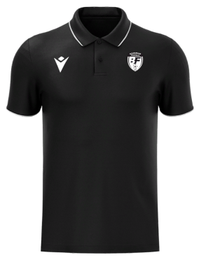 Polo draco hero noir avec écusson