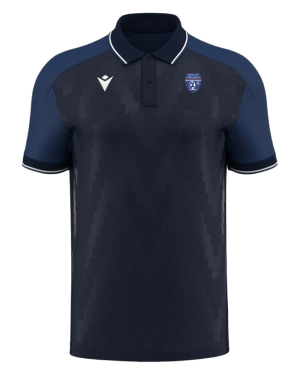Polo echoes navy avec écusson