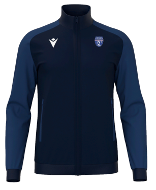Veste full zip anubis navy avec écusson