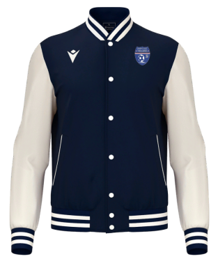 Blouson américain fiddle navy avec écusson