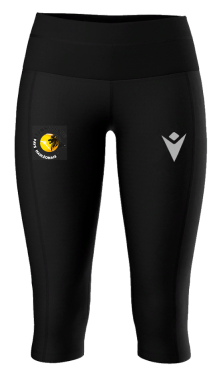 3/4 legging nen noir avec logo floqué
