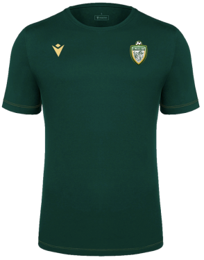 T-shirt boost eco vert bouteille avec logo floqué
