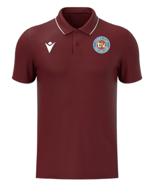 Polo draco hero bordeaux avec logo floqué