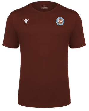 T-shirt boost eco bordeaux avec logo floqué