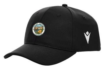 Casquette twirl noire avec logo brodé