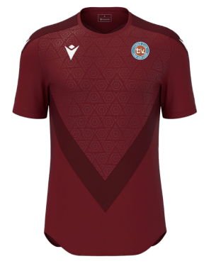 Maillot wisp bordeaux avec logo floqué