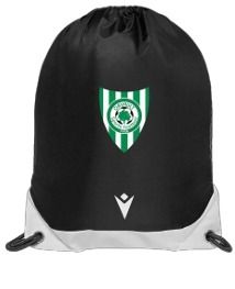Sac à cordelettes campus noir avec écusson