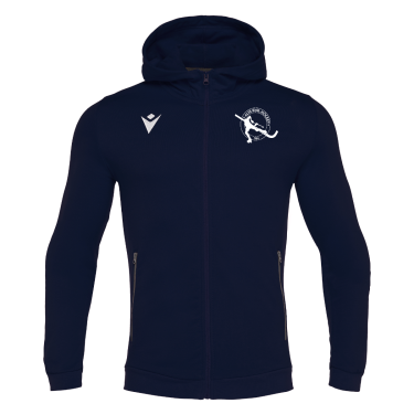 Veste zippée coton cello navy logo brodé