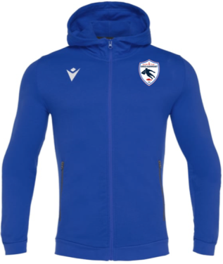 Veste coton cello royal avec logo brodé