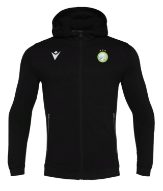 Veste coton homme cello noir avec logo brodé