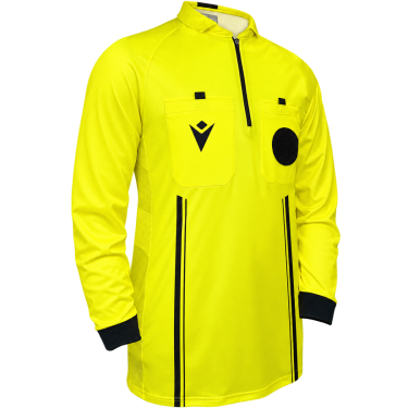 Referee usa 26 men's shirt long sleeve - yellow