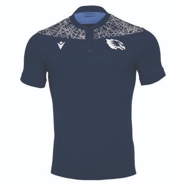 Chenda travel polo nav/wht ss