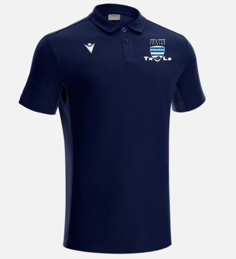Clarinet polo navy avec logo brodé