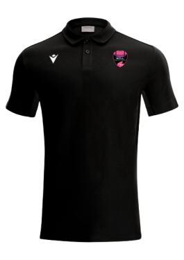 Polo clarinet noir avec écusson