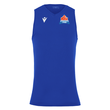 Maillot deva bleu royal avec logo floqué