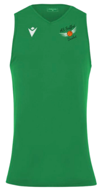 Maillot deva vert avec logo floqué