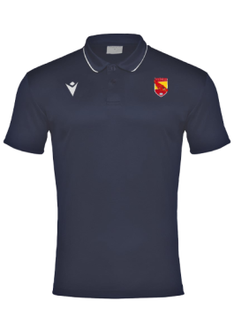 Polo draco hero navy avec logo floqué