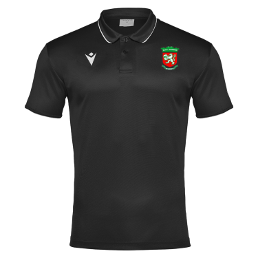Polo  polyester avec logo brodé draco hero noir