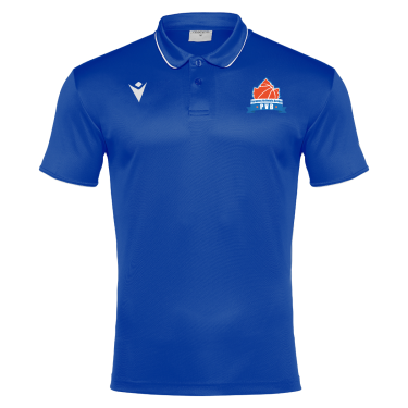 Polo draco hero royal avec logo floqué