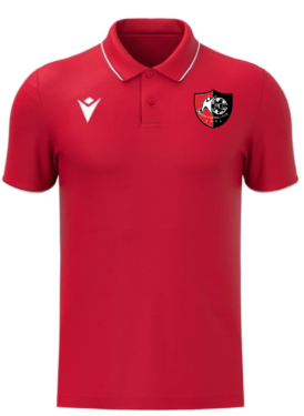 Polo de sortie draco hero rouge avec logo floqué
