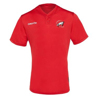 Barry Town, maillot de foot bleu entraînement par Macron, taille adulte