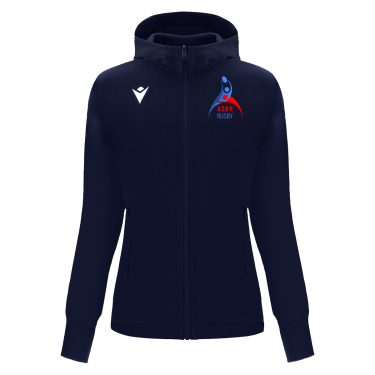 Veste femme drum navy avec logo brodé