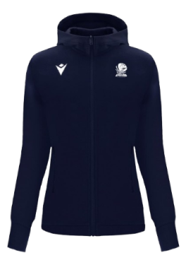 Veste femme coton drum navy, logo brodé
