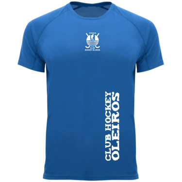 Camiseta entreno azul