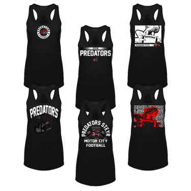 Women basic racerback tank top blk