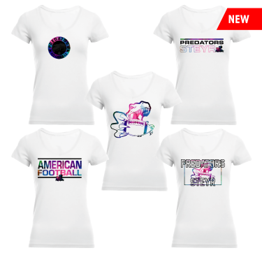 Women cr slim fit v-neck-t-shirt