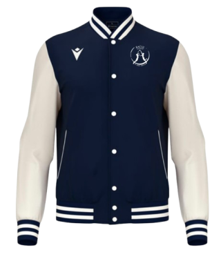 Blouson américain  fiddle navy avec logo brodé
