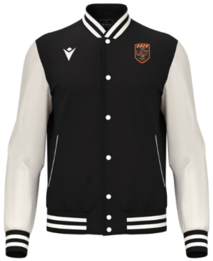 Blouson américain fiddle noir avec logo floqué