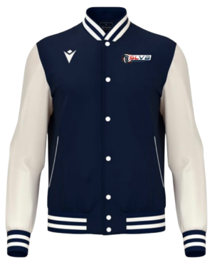Blouson fiddle navy avec logo floqué et écriture dos