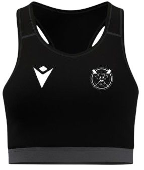 Brassière fiona noire avec logo floqué