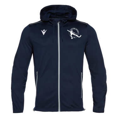 Veste capuche freyr navy logo brodé