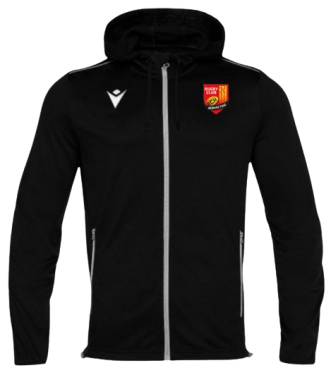 Veste avec capuche freyr noire avec logo brodé