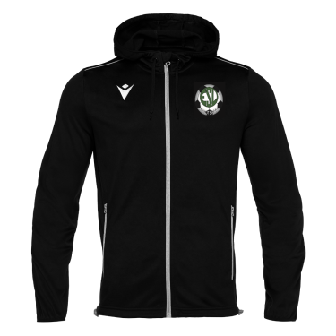 Veste capuche freyr noir logo brodé